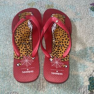 Havaianas Limited Edition Charlotte Olympia Collab Flip Flops